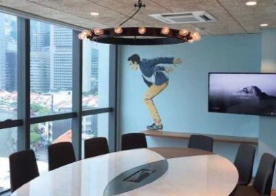 Collision 8 Office   Custom Made Ring Light